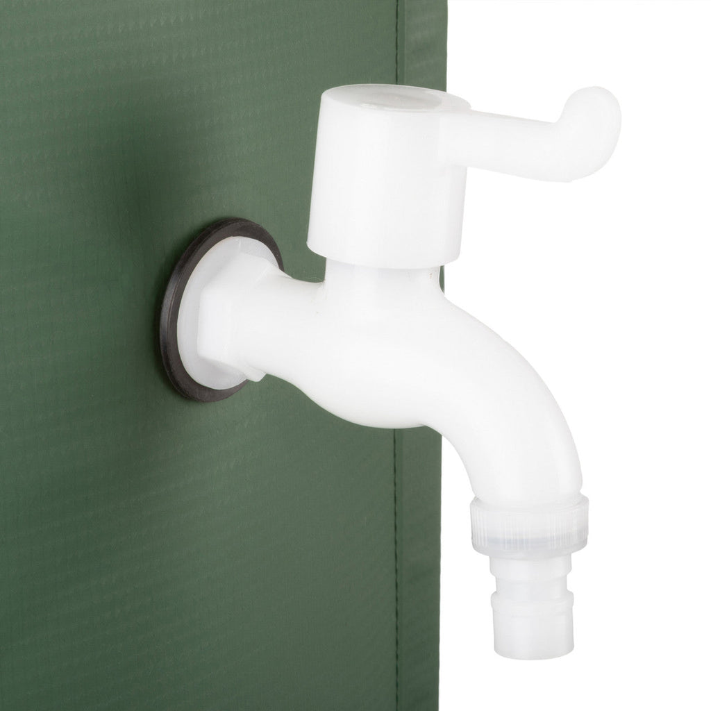 Greenhaus Gardening 26-Gallon Rainwater Barrel with Easy Access Spigot