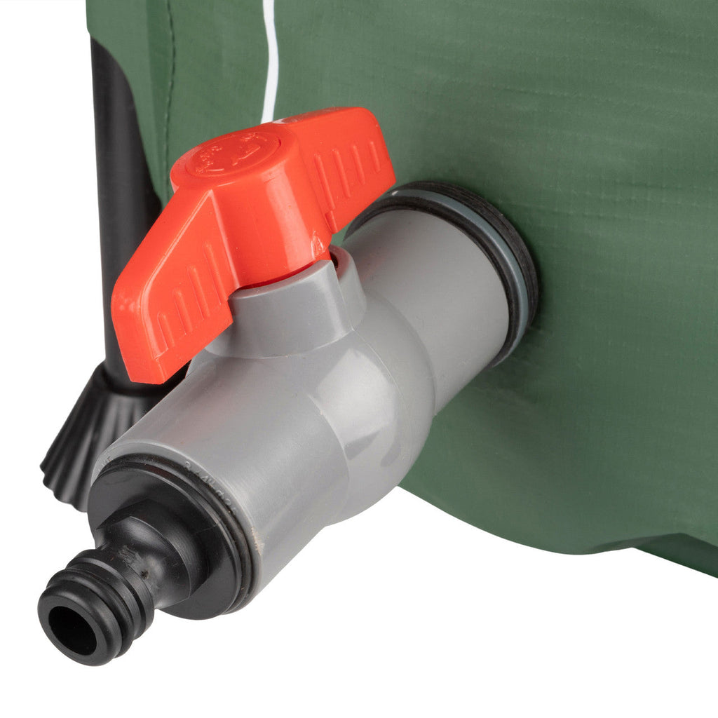 Greenhaus Gardening 26-Gallon Rainwater Barrel with Easy Access Spigot