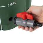 Greenhaus Gardening 26-Gallon Rainwater Barrel with Easy Access Spigot
