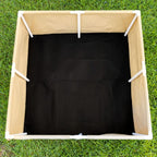 Greenhaus Gardening Portable Fabric Planter Box for Herbs Vegetables and Fruits