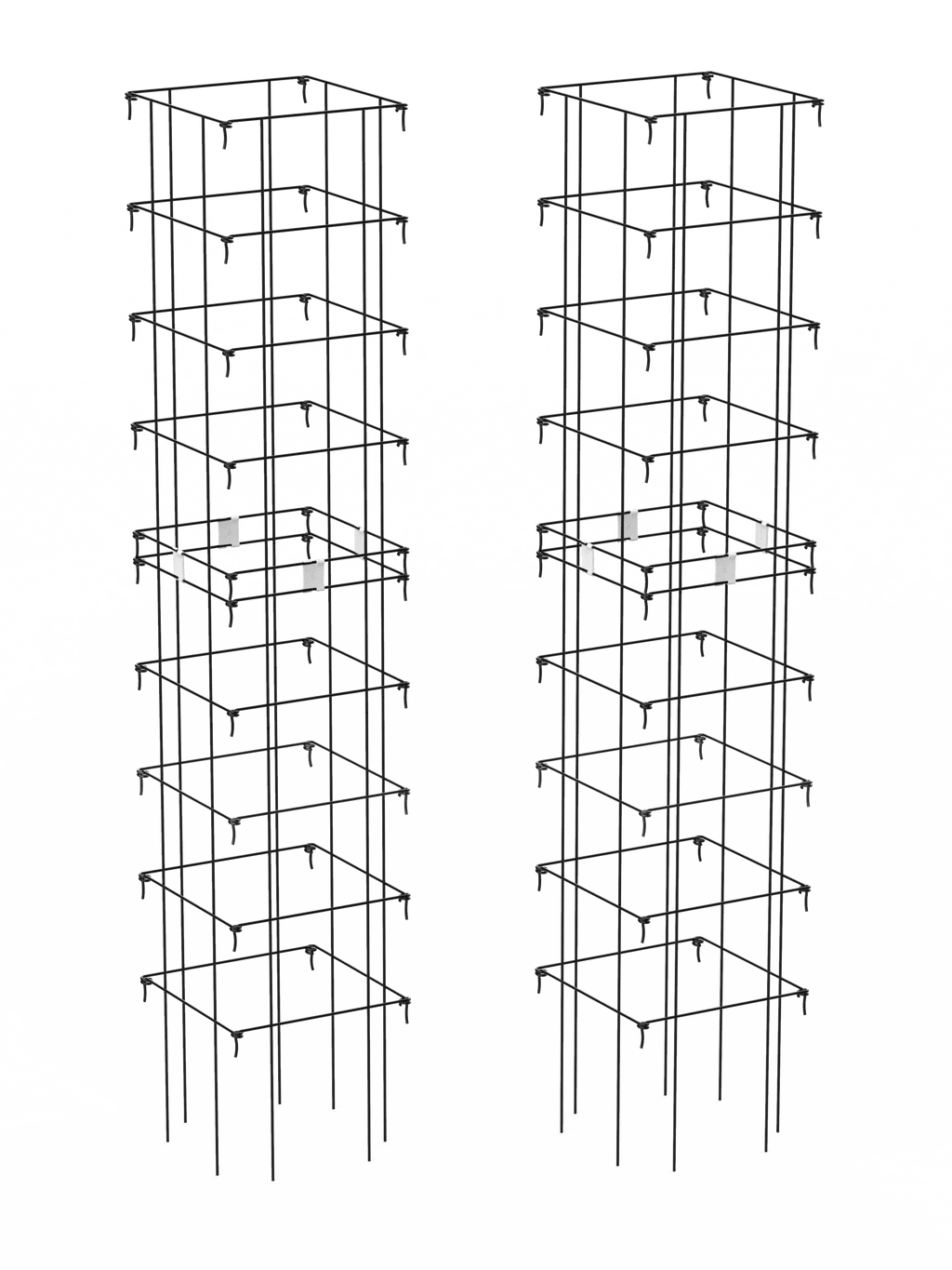 Greenhaus Gardening Heavy Duty Tomato Cage, Premium Steel Garden Support
