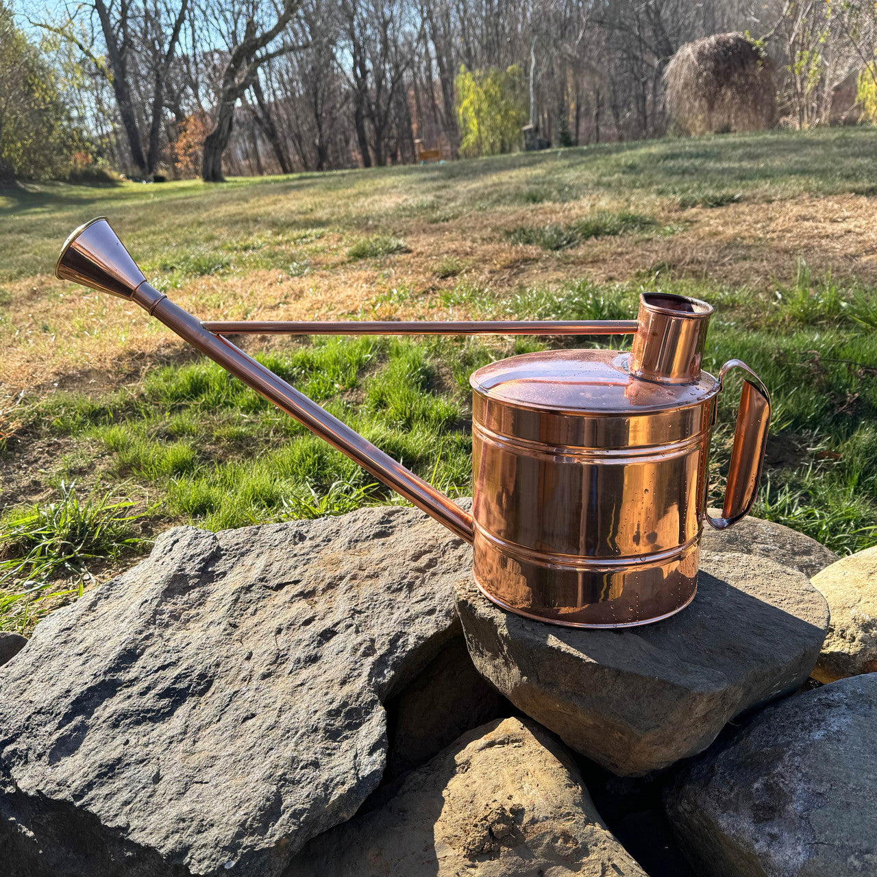 Greenhaus Gardening Copper Garden Waterer – Long Spout & Gentle Spray