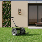 Greenhaus Gardening 24-Inch Rolling Lawn Spreader with Smart-Dial Control