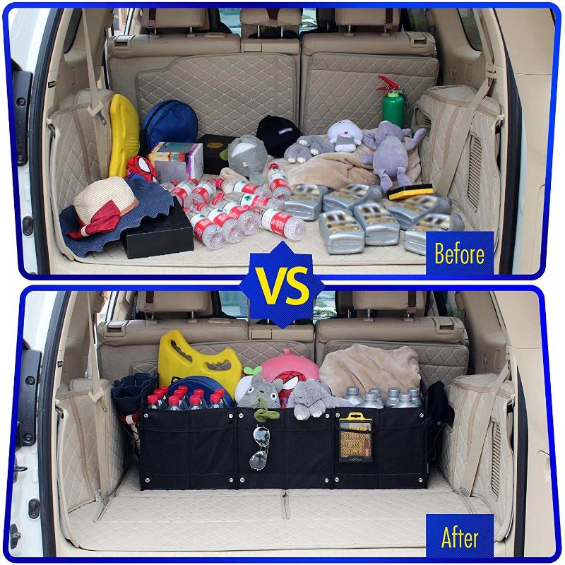 Greenhaus Gardening Car Trunk Organizer with Cooler Bag