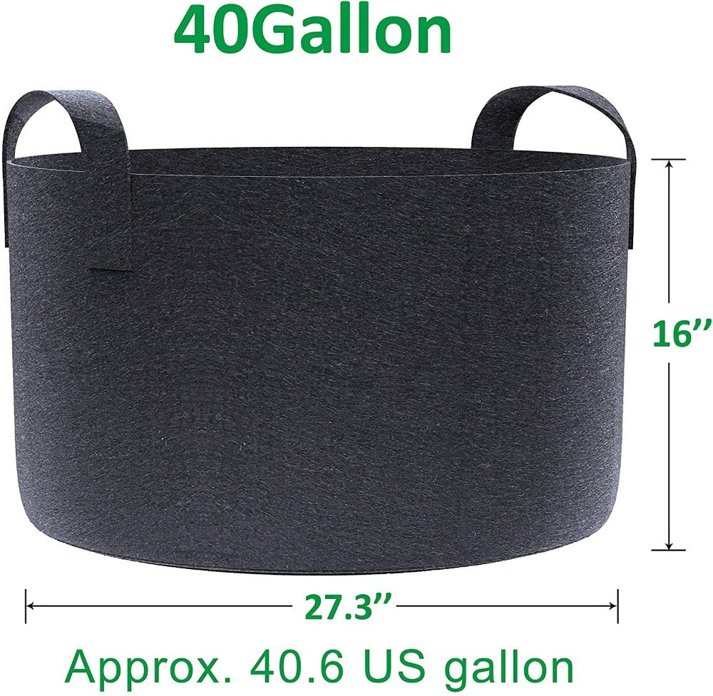 Greenhaus Gardening Breathable Non-Woven Raised Bed for Small Spaces