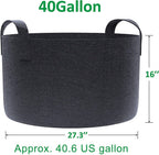 Greenhaus Gardening Breathable Non-Woven Raised Bed for Small Spaces