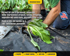 Greenhaus Gardening Galvanized Steel Landscape Sod Staples