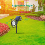 Greenhaus Gardening Solar Spot Lights with Waterproof LED Design