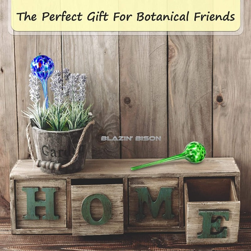 Greenhaus Gardening Decorative Aqua Bulbs for Indoor Plant Watering