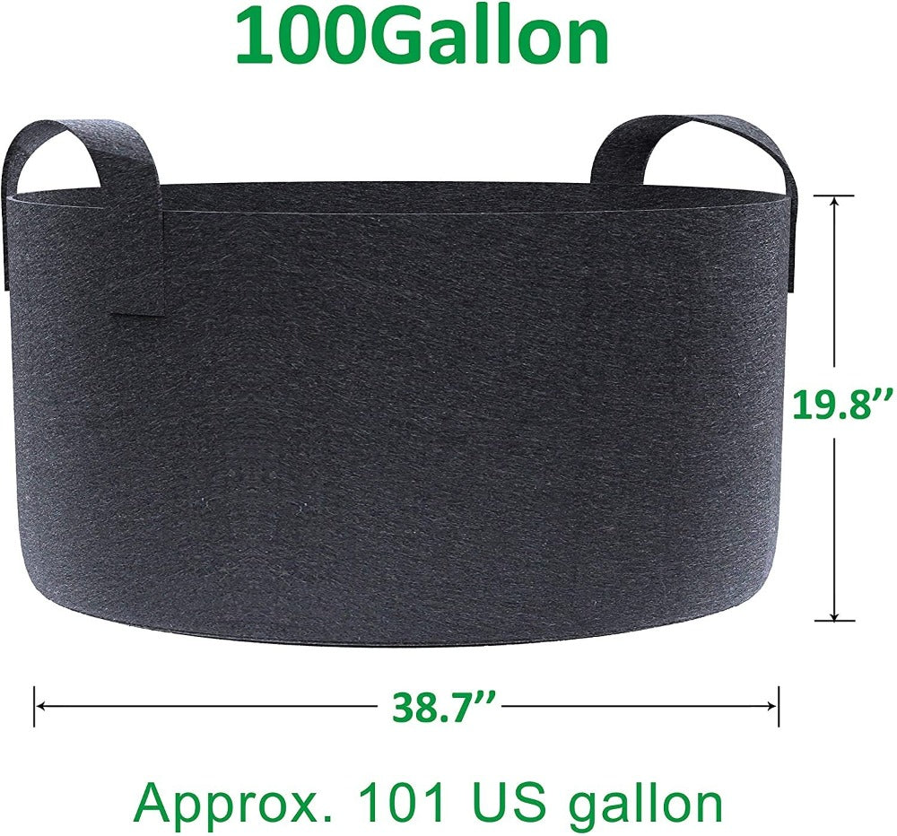 Greenhaus Gardening Breathable Non-Woven Raised Bed for Small Spaces