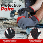 Greenhaus Gardening Utility Work Gloves with Touchscreen Fingertips & Padded Palm
