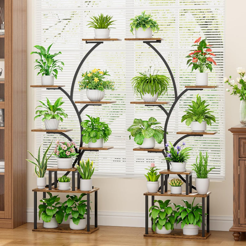 Greenhaus Gardening Indoor Plant Stand with Grow Lights