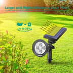Greenhaus Gardening Solar Spot Lights for Landscape and Pathway Lighting