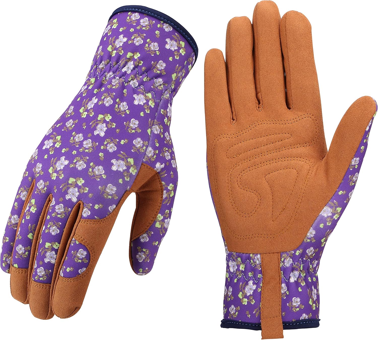 Greenhaus Gardening Women's Leather Gardening Gloves for Planting, Pruning & Weeding