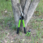 Greenhaus Gardening 2-Piece Bypass Pruner & Lopper Set with Heat-Treated Steel Blades