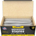 Greenhaus Gardening Galvanized Steel Landscape Sod Staples