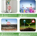 Greenhaus Gardening Long Probe Soil Moisture Meter for Indoor & Outdoor Plants