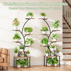 Greenhaus Gardening Indoor Plant Stand with Grow Lights