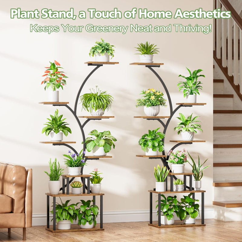 Greenhaus Gardening Indoor Plant Stand with Grow Lights