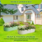 Greenhaus Gardening 2-Pack 4.5 × 2 × 1 ft Galvanized Raised Garden Beds