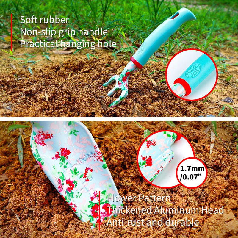Greenhaus Gardening 11-Piece Floral Gardening Kit for Plant Care