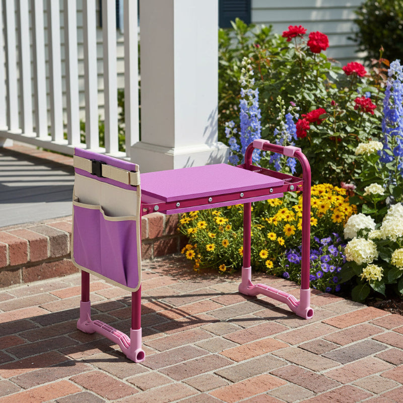GreenHaus Gardening Multi-Function Garden Seat for Planting & Weeding