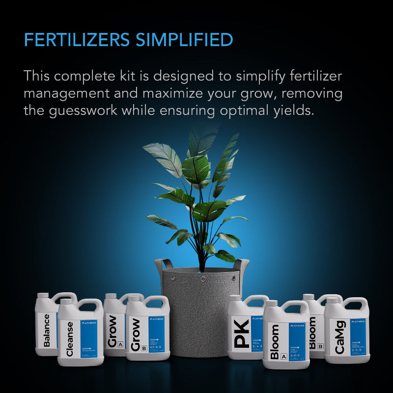 Greenhaus Gardening Liquid Fertilizer Starter Kit with 8 Bottle Nutrient Set