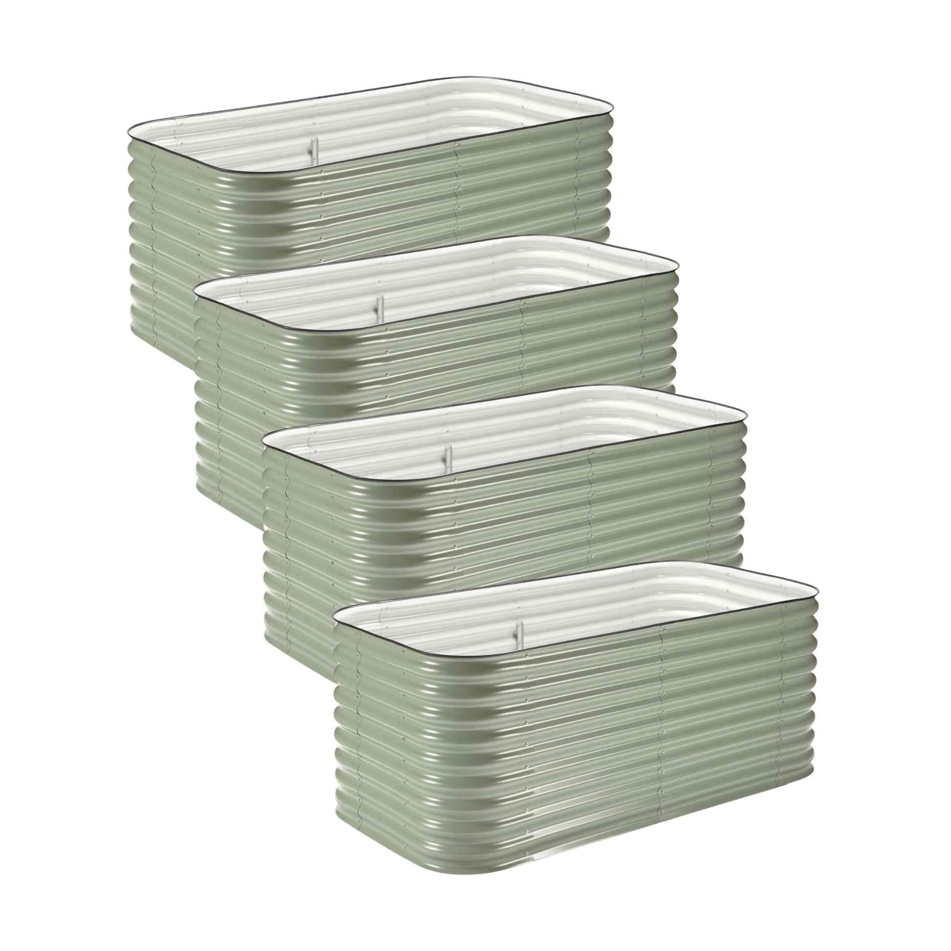 Greenhaus Gardening  29" Tall Modular Garden Beds for Easier Weeding and Harvesting