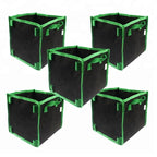Greenhaus Gardening Square Heavy-Duty Fabric Pots for Square Foot Gardening