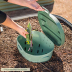 Greenhaus Gardening In-Ground Worm Compost Bin for Garden Beds