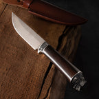 Greenhaus Gardening Nordic-Style Hunting Knife with Ebony Grip
