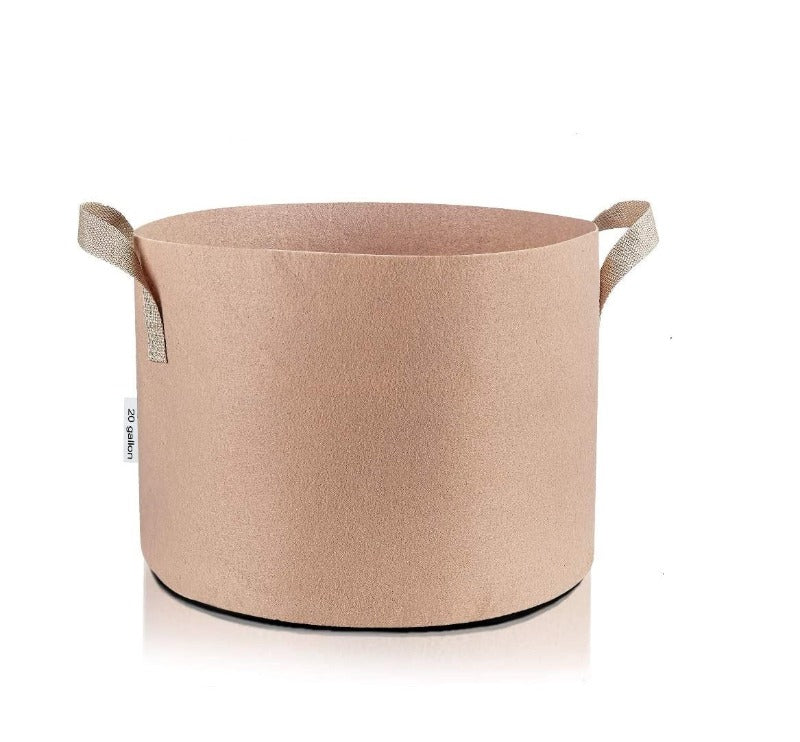 Greenhaus Gardening Premium Beige Garden Grow Bags with Reinforced Handles