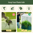 Greenhaus Gardening Frost Greenhouse Cover System for Classic Raised Beds