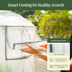Greenhaus Gardening Frost Greenhouse Cover System for Classic Raised Beds