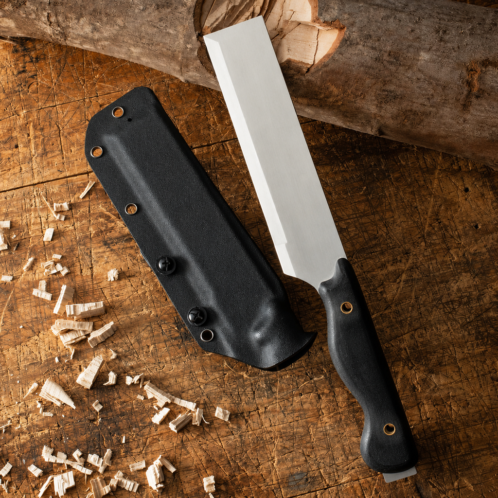 Greenhaus Gardening Multi-Use Chisel Knife with 6 Inch Blade & Sheath