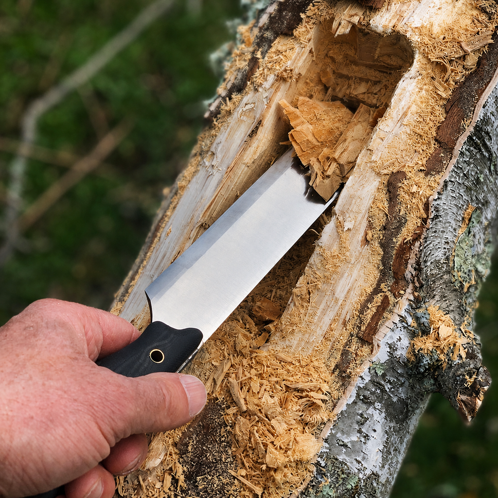 Greenhaus Gardening Multi-Use Chisel Knife with 6 Inch Blade & Sheath