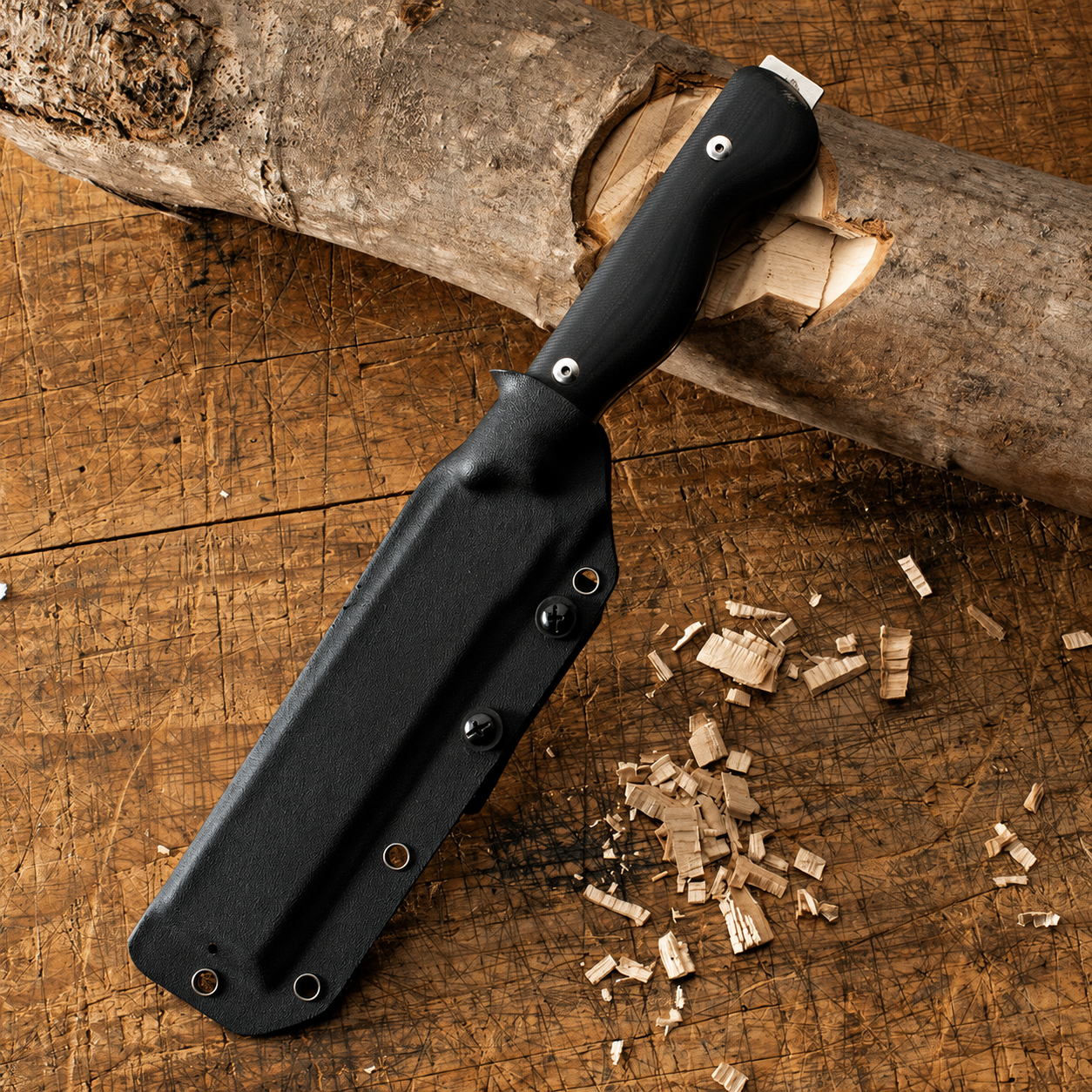 Greenhaus Gardening Multi-Use Chisel Knife with 6 Inch Blade & Sheath
