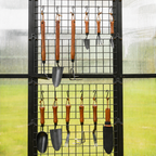 Greenhaus Gardening Hand Garden Hoe, FSC Wood Handle Multi-Use Weeding Tool