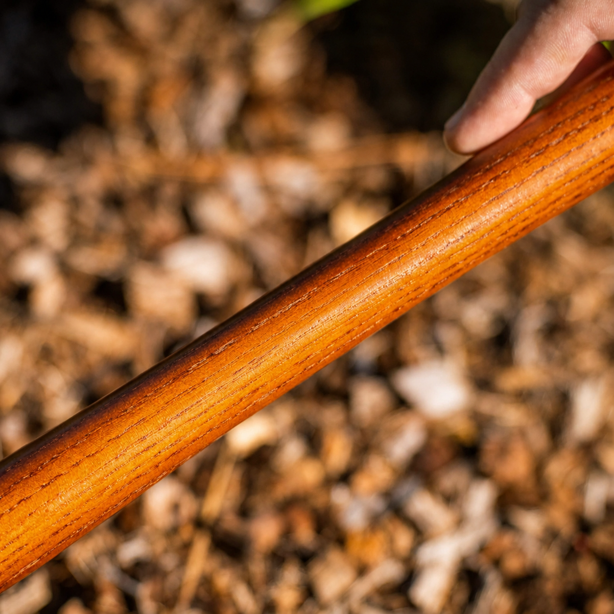 Greenhaus Gardening Hand Garden Hoe, FSC Wood Handle Multi-Use Weeding Tool