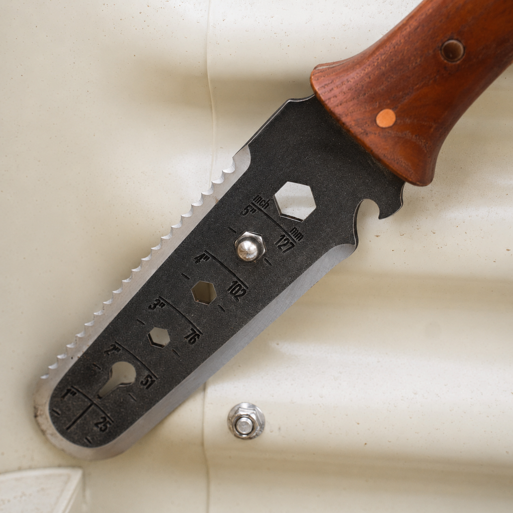 Greenhaus Gardening Garden Utility Knife, Multi-Tool for Planting & Weeding