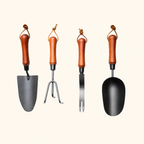 Greenhaus Gardening 4-Piece Gardening Tool Kit for Raised Beds & Flower Gardens