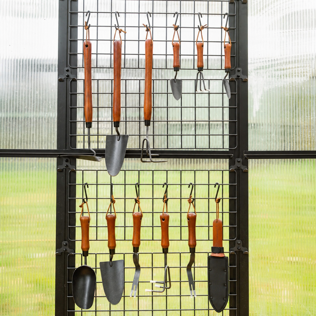 Greenhaus Gardening 4-Piece Gardening Tool Kit for Raised Beds & Flower Gardens