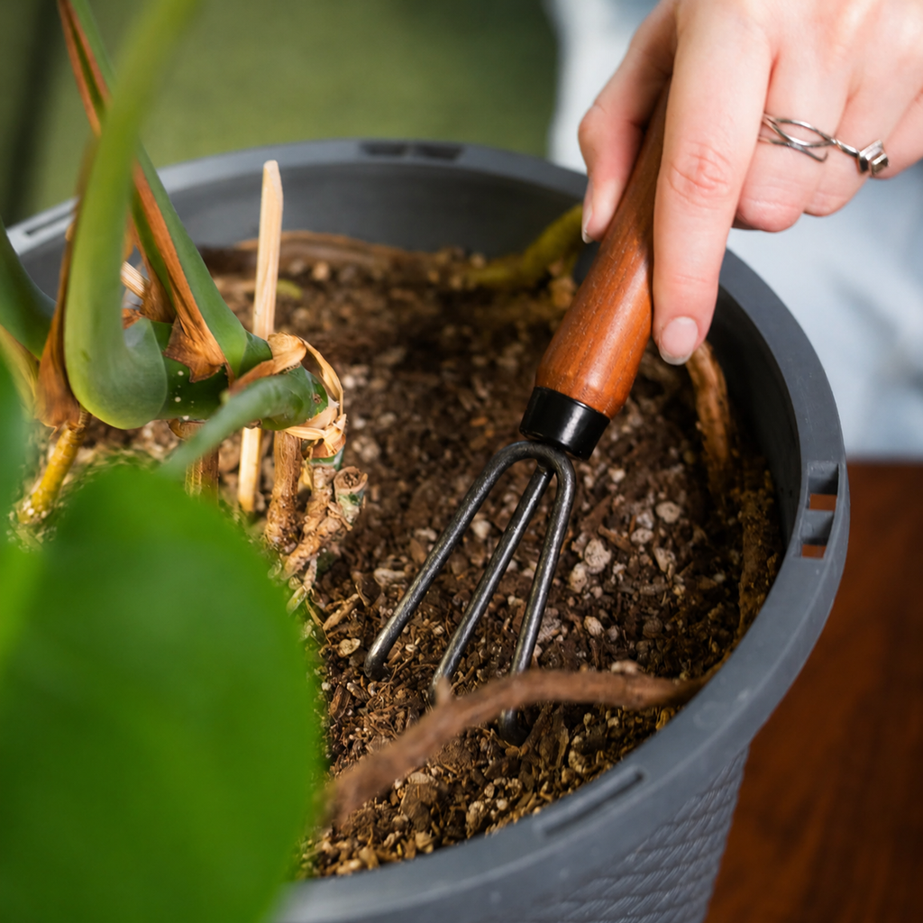 Greenhaus Gardening Gardening Tool Kit, 3-Piece Rust-Resistant Stainless Steel Set