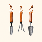 Greenhaus Gardening Gardening Tool Kit, 3-Piece Rust-Resistant Stainless Steel Set