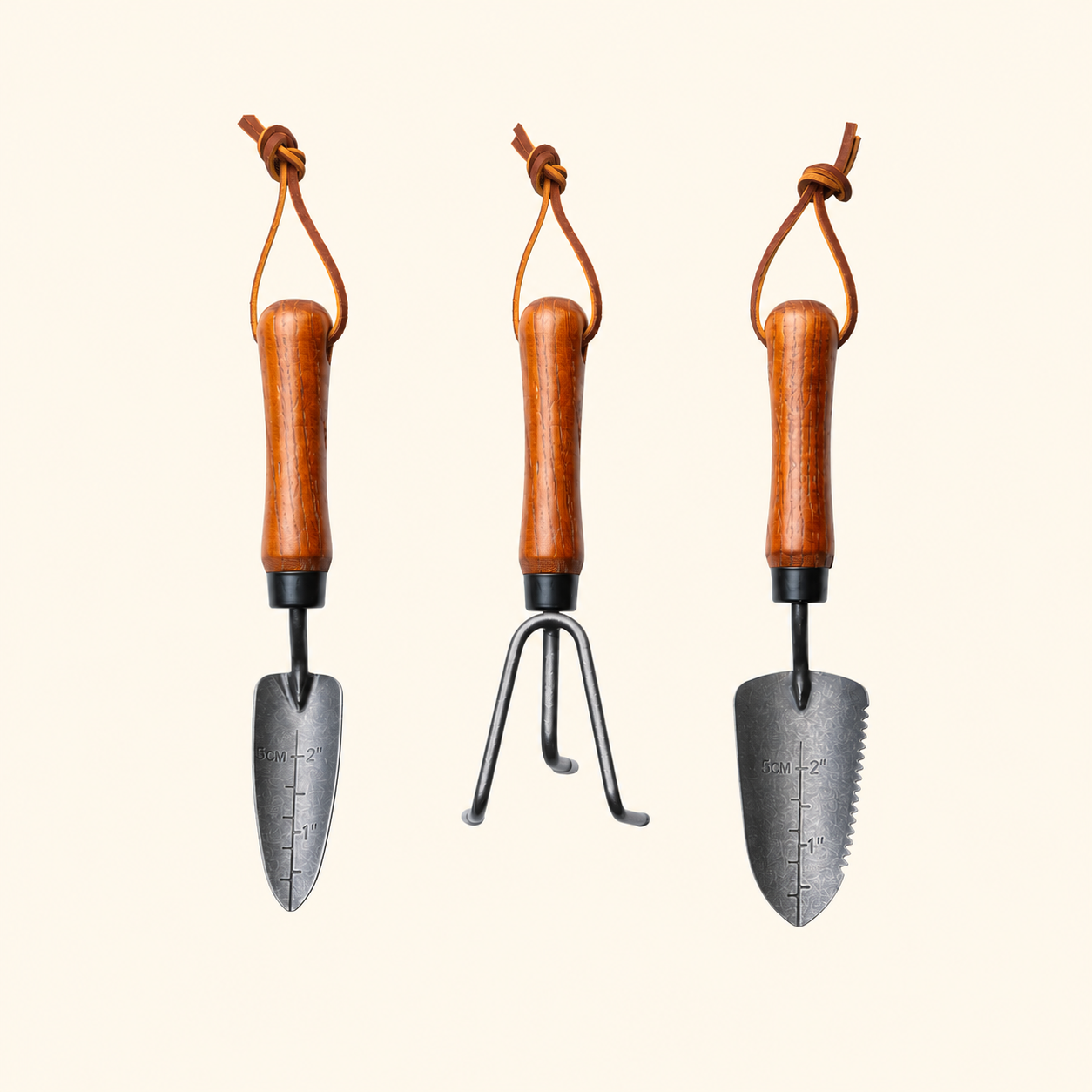 Greenhaus Gardening Gardening Tool Kit, 3-Piece Rust-Resistant Stainless Steel Set