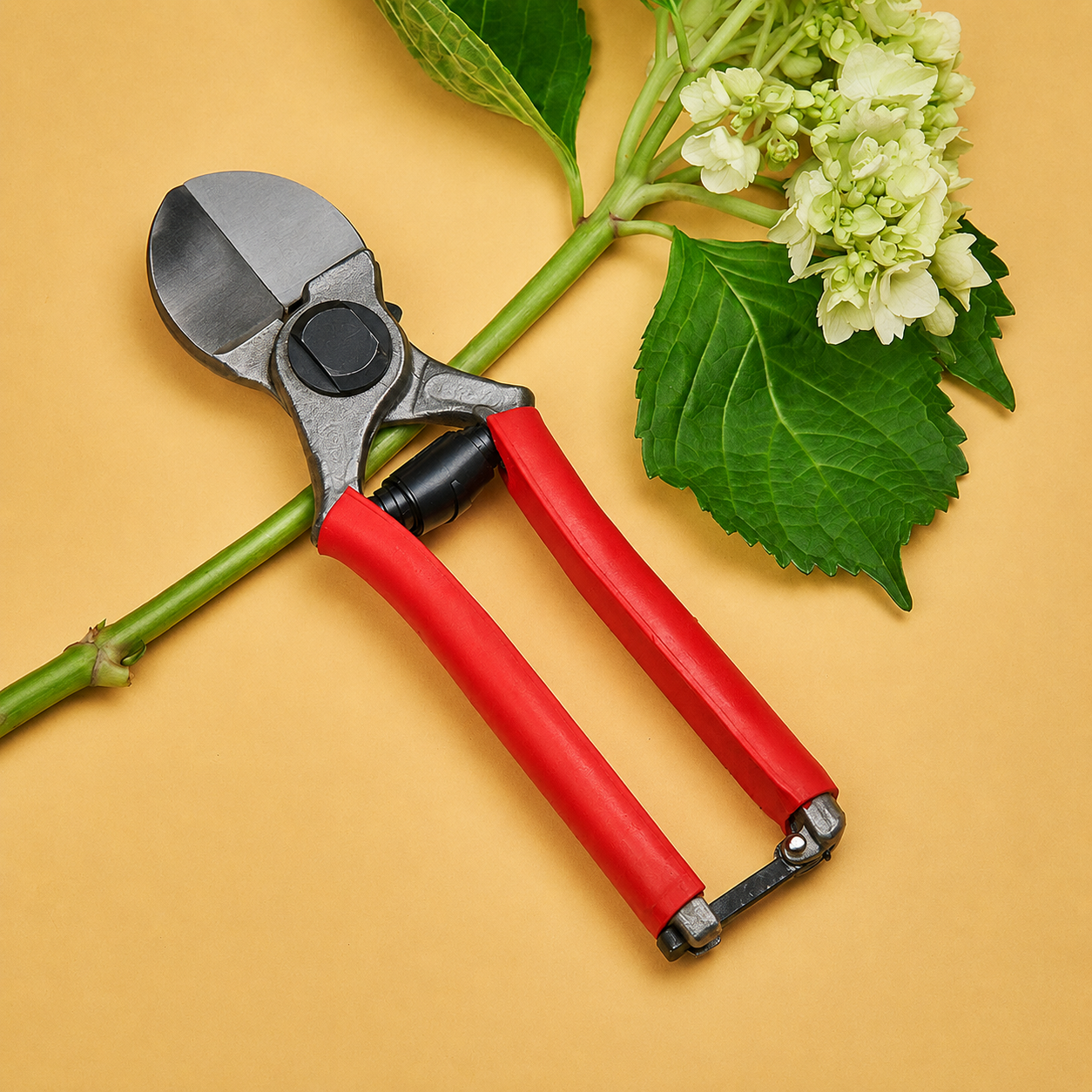 Greenhaus Gardening Double-Bladed Precision Pruner for Clean Fruit Tree Cuts