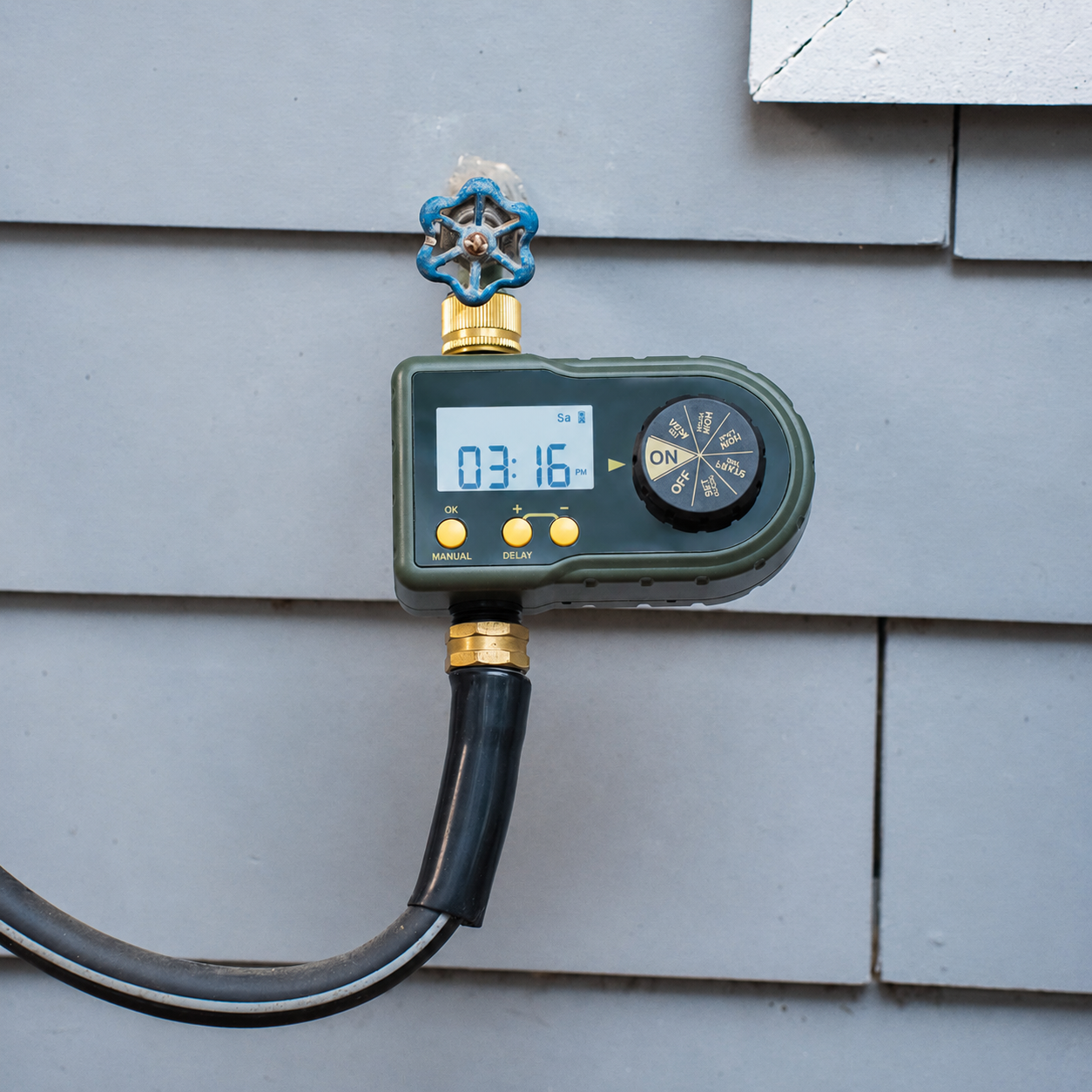 Greenhaus Gardening Automatic Irrigation Timer for Raised Bed Gardening Systems