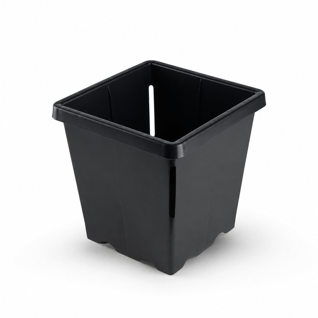Greenhaus Gardening Cube Pot 5 Inch Pot for Extended Indoor Grow Time