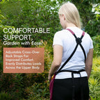 Greenhaus Gardening Premium Garden Harvest Apron with 7 Pockets & Bottom Release Pouch