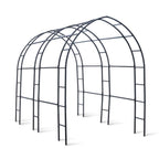 Greenhaus Gardening Garden Arbor, Steel Arch Trellis for Climbing Plants